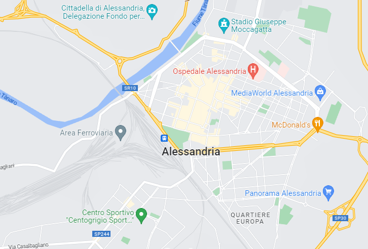 Mappa Alessandria